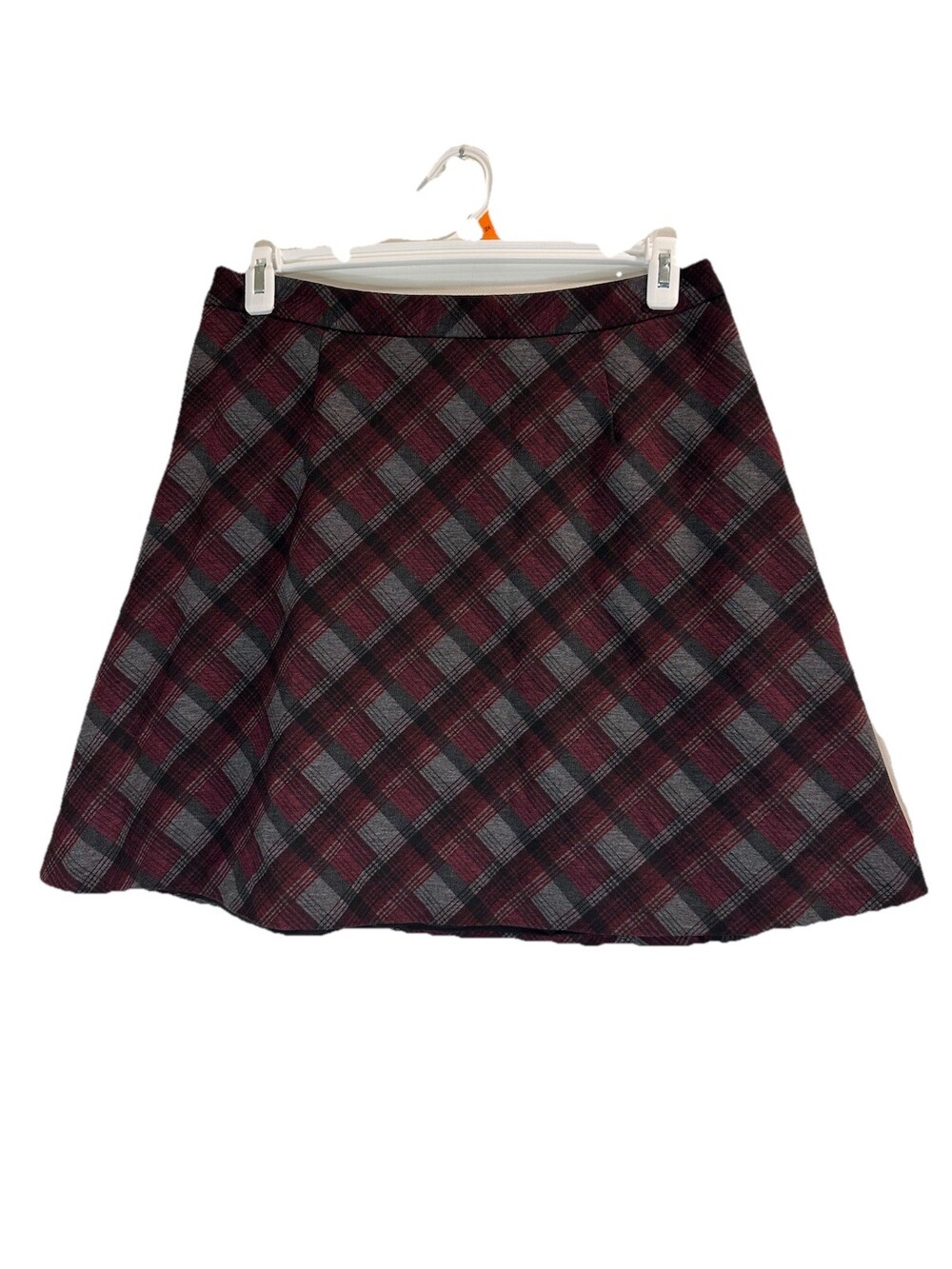 Mario Serrani Skirt Women’s Size L  Retro Vibes Vintage Plaid Zip Made in Italy